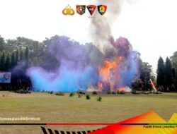 PERAGAAN KEMAMPUAN BRIMOB PADA PENUTUPAN PENDIDIKAN PEMBENTUKAN BINTARA DAN TAMTAMA BRIMOB POLRI GELOMBANG I T.A. 2024.