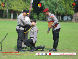 UPACARA PENUTUPAN PEMBINAAN PEMULIHAN PROFESI PERSONEL POLDA JATIM DI PUSDIK BRIMOB LEMDIKLAT POLRI