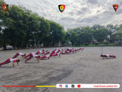 OLAHRAGA PAGI PERSONEL PUSDIK BRIMOB LEMDIKLAT POLRI DESEMBER TAHUN 2024