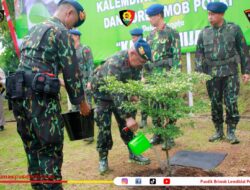PENANAMAN POHON DI PUSDIK BRIMOB LEMDIKLAT POLRI TAHUN 2025