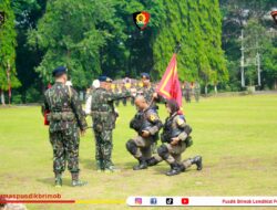UPACARA PEMBUKAAN ULET TARUNA AKPOL TK.IV ANGKATAN 56 BATALYON PRESISI DI PUSDIK BRIMOB