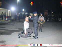 KEDATANGAN TARUNA AKPOL TINGKAT IV ANGKATAN 56 BATALYON PRESISI DI PUSDIK BRIMOB