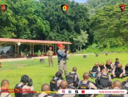 MENEMBAK ULET TARUNA AKPOL TK. IV ANGKATAN 56 BATALYON PRESISI DI PUSDIK BRIMOB LEMDIKLAT POLRI
