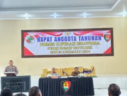 RAPAT ANGGOTA TAHUNAN PRIMER KOPERASI BIRAWIDHA PUSDIK BRIMOB